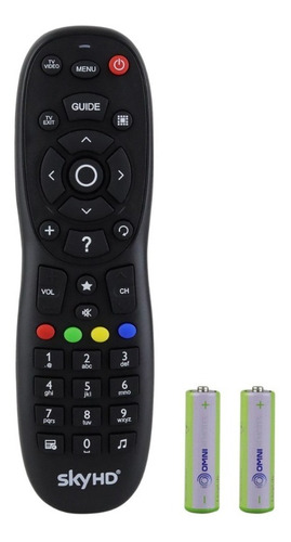 Imagen 1 de 10 de Control Original Sky Vetv Skyhd Con Pilas Nuevo