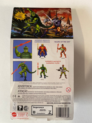 Whiplash Motu Origins Retro Mattel Wave 10 Lagartauro Unpunc (Usado)
