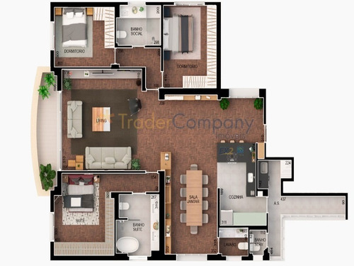 Imagem 2 de 9 de Higienopolis 176,00m² 3 Dormitorios/suite 1 Vaga - Reformado - Ap01576