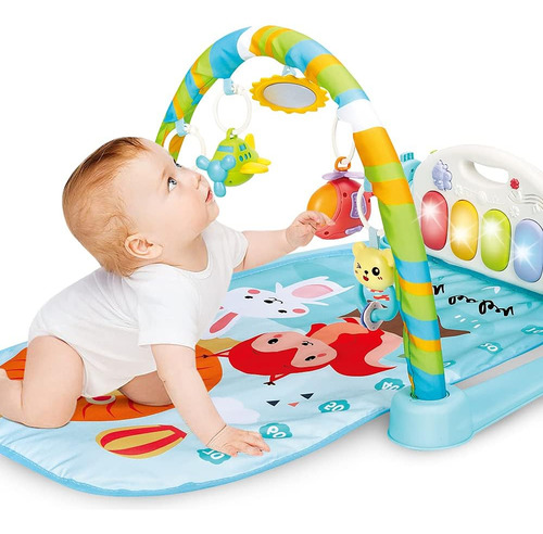 Boterlun Baby Kick Gym, Lay & Play 3 In 1 Fitness Music And