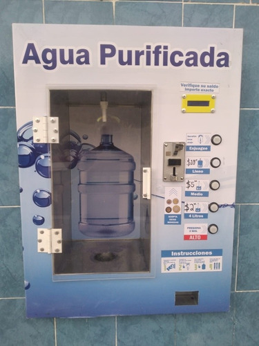Ventana Vending De Agua Purificada Regresa Cambio