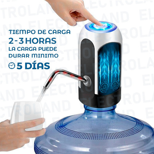 Imagen 3 de 10 de Dispenser De Agua Automatica Portatil Para Bidones De Agua