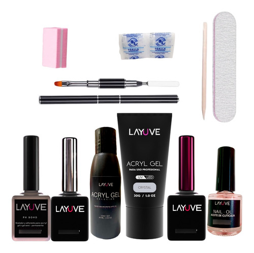 Kit Personal De Polygel - Layuve - Acrylgel Uñas