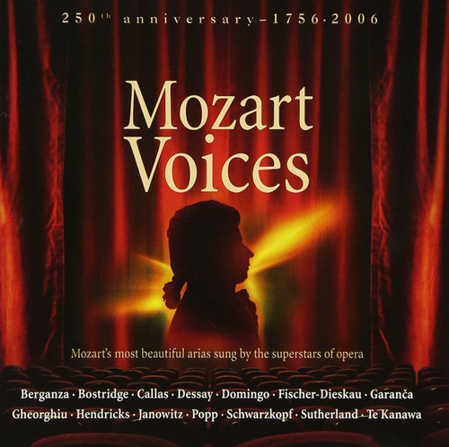 2 Cd  Mozart Voices     250th Anniversary   Edición Europea