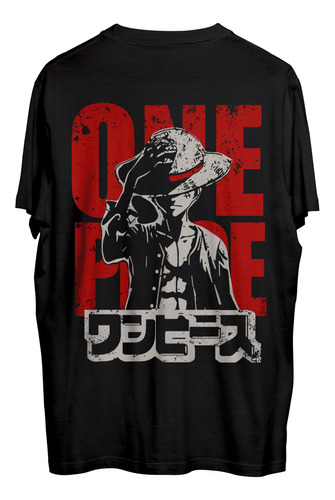 Luffy- Remera One Piece Estilo Anime Manga Goth Grafizona® 