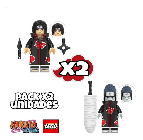 Lego Akatsuki Itachi Kisame Pareja Renegados Coleccionables | Cuotas sin interés Lego Akatsuki Itachi Kisame Pareja Renegados Coleccionables | Cuotas sin interés