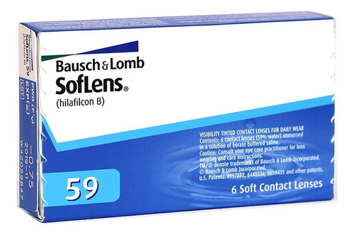 Soflens 59 De Bausch+lomb (6 Lentes De Contacto)