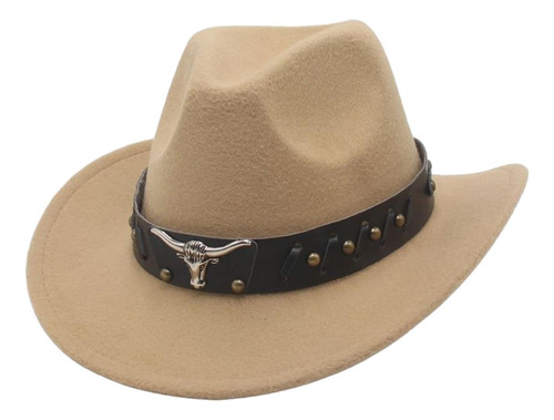 Sombrero Vaquero Estilo Western Casual, Versátil, Clásico Pa