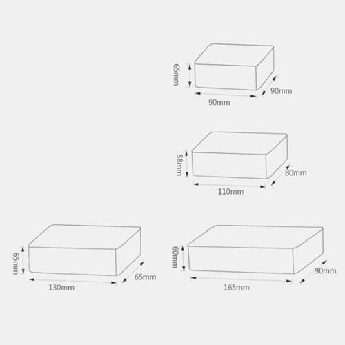 4xtapa De Bambú Caja De Almacenamiento De Té Contenedor