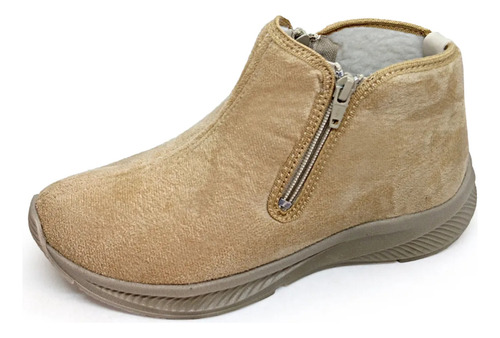 Pantubotas Botas De Mujer Con Corderitos C/cierre 35 Al 41