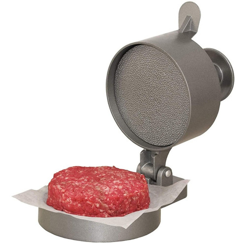 Prensa Weston Para Carne De Hamburguesa Aluminio 4 1/2p Color Gris