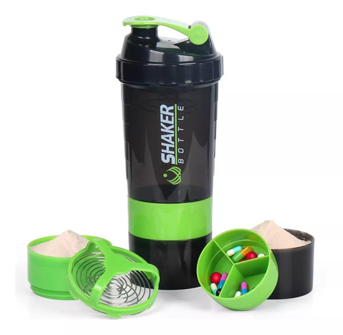 Vaso Proteina Botella Shaker Verde Para Batido Botella Gym 3 En 1 Botella Agua Shaker Vaso Shaker Proteinas Mezclador Botella Deportiva Para Batidos Vaso Shaker Proteinas Qatarshop