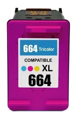 Cartucho Hp 664 Xl Alt. Color New Jet New Chip Altavista