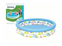Comprar Pileta 3 Aros Fondo Del Mar Grande Inflable Infantil Bestway