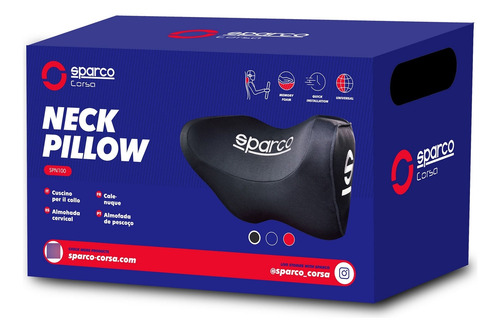 Almohada De Cuello Ergonómica Sparco Tecnología Cfc Avanza