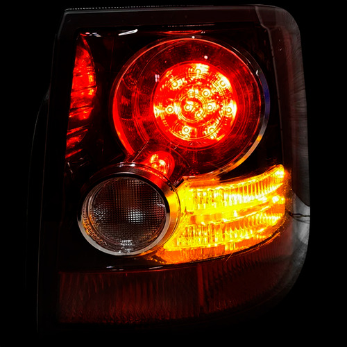 Par Lanterna Range Rover Sport 09 10 11 12 13 Fumê Com Led