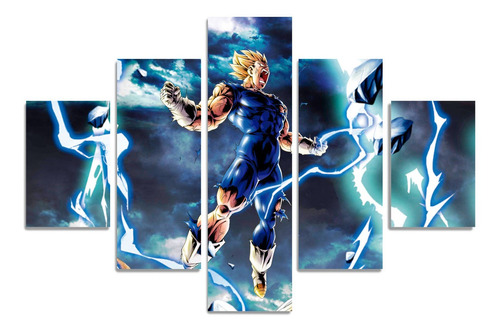 Cuadros Dragon Ball Z Majin Vegeta 100x70 Cm