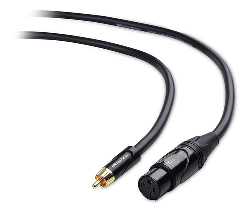 Cable Audio No Balanceado Rca A Xlr 3-pin Hembra| 1,8m Ne...