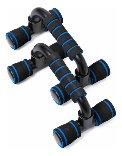 Apoio De Flexão Barra De Chão De Braço Suporte Fixo Cor Azul