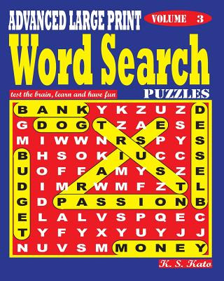 Libro Advanced Large Print Word Search Puzzles. Vol. 3 - ...