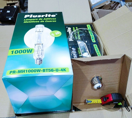 Foco De Aditivos Metálicos Plusrite 1000w E39 2pz