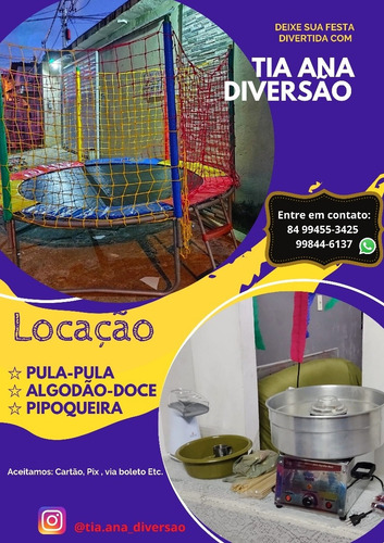 Imagem 2 de 3 de Locação Pula-pula