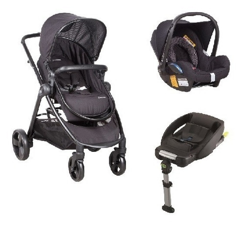 Coche Travel System Maxi-cosi Discovery Negro Raven + Base