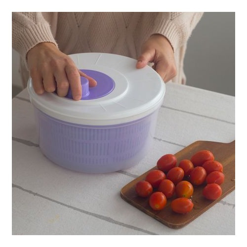 Centrifugador Escurridor Verduras Secador Plastico Colores