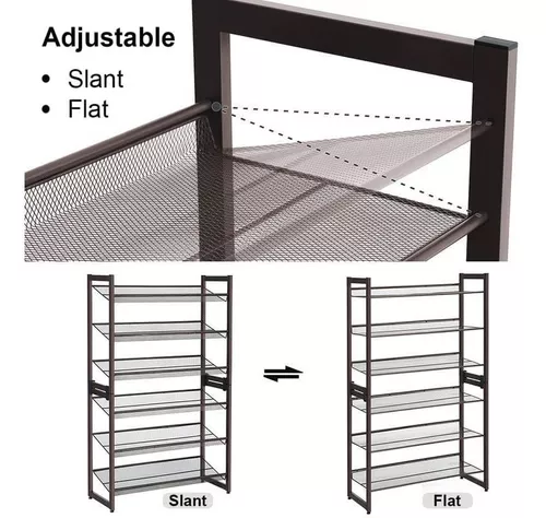 Songmics Zapatero De 6 Niveles Organizador De Zapatos De