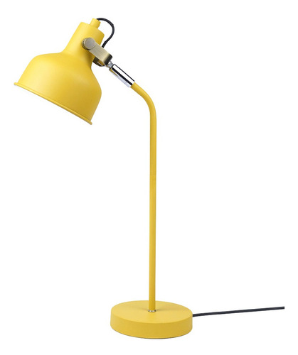 Luminaria De Mesa Amarillo Metal Zum