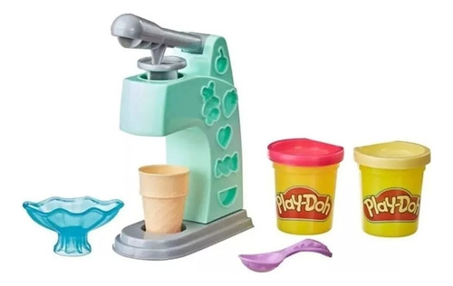 Juego Masas Plastilina Mini Heladeria Play-doh Hasbro Lelab Color Color