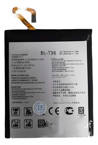 Batería Pila Para Teléfono LG K11 Y K11+