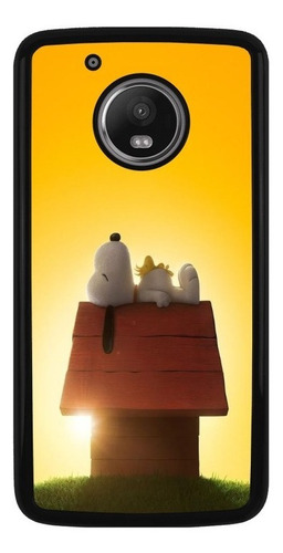 Funda Protector Para Motorola Moto Snoopy Caricatura 