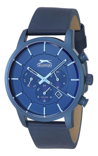 Reloj Pulsera Slazenger Sl.09.6266.2.02 Del Dial Azul
