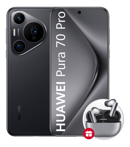 Huawei Pura70 Pro 12+512gb Negro +freebuds Pro 3