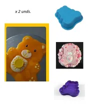 Comprar Molde De Silicón Osito Gelatinas Jabones Repostería