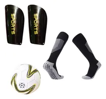 Comprar Kit Futbol. Canilleras, Medias Antideslizantes, Balón Futbol