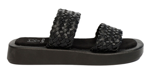 Sandalias Plana Negra  2329001