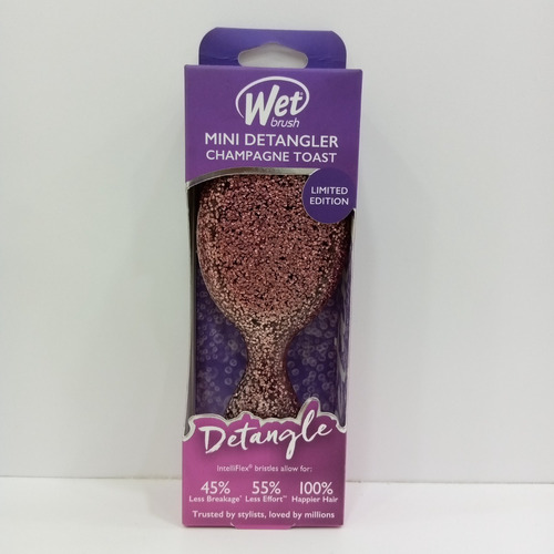 Imagen 2 de 9 de Cepillo Wet Brush | Mini Detangler- Escarchado
