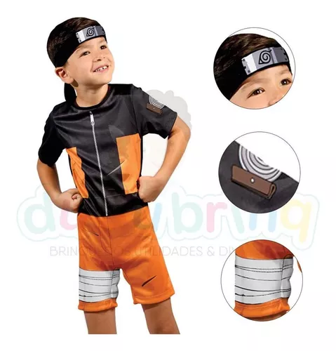Camisa Infantil Roupa menino menina Pequeno Naruto Colorido Personagem  Desenho