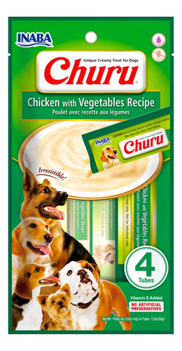 Imagen 3 de 6 de Churu Perro - Pack De 5 - Sabor A Elección - Snack Premio