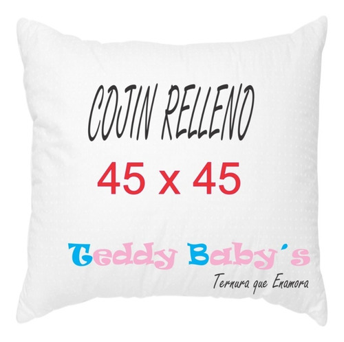 Relleno Para Cojin Teddy Babys 45x45 + 30x50 Kit