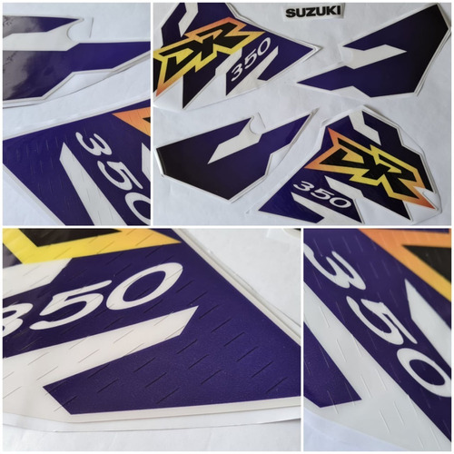 Graficas Calcos Suzuki Dr350 Dr 350 1998 Violeta 