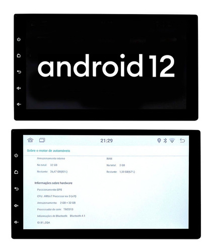 Central Multimídia Android 2gb Carplay Vw Touareg 08-10