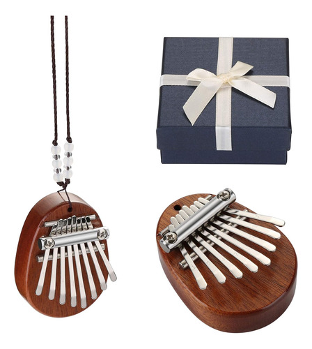 Mini Kalimba 2 Paquetes Estuche, 8 Teclas Dedo Pulgar P...