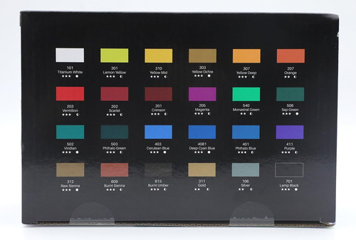 Juego De Pintura Acrílica Con 10 Pinceles Y 24 Colores, Pint