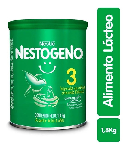 Nestogeno 3 Fórmula Infantil X 1800 Gr