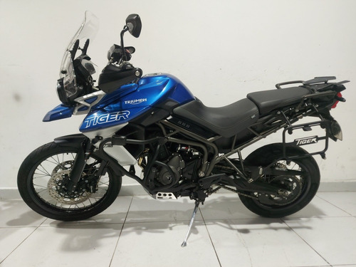 Imagem 7 de 12 de Triumph Tiger 800 Xcx Abs Azul 2018
