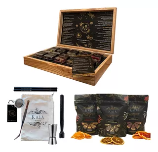 Kit Gin Botanicos Citricos Cocteleria Mixologia Kaia Barman