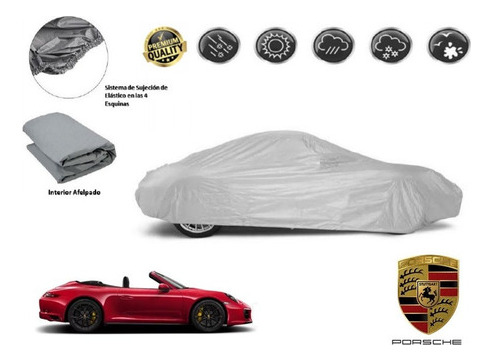 Lona Cubreauto Afelpada Porsche Carrera Gts Cabriolet 2020